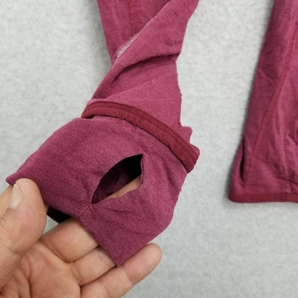 Nike Jacket‎ Womens Medium Red Pockets Full Zip Sweater Hooded Activewear - Picture 3 of 13